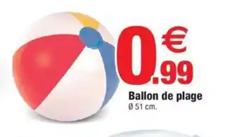 Bazarland Ballon de plage offre