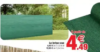Bazarland Le brise-vue offre