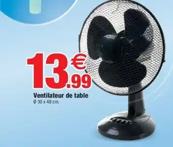 Bazarland Ventilateur de table offre
