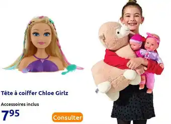 Action Tête à coiffer chloe girlz offre