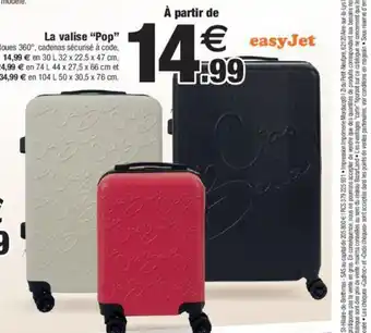 Bazarland La valise "Pop" offre