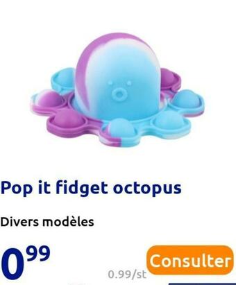 Pop it fidget octopus