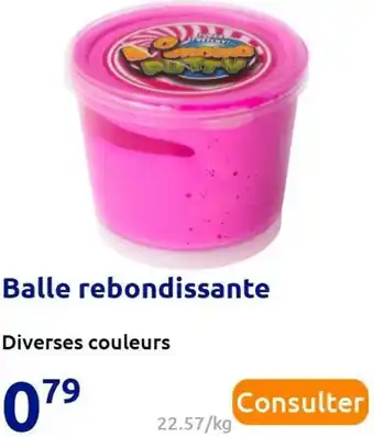 Action Balle rebondissante offre