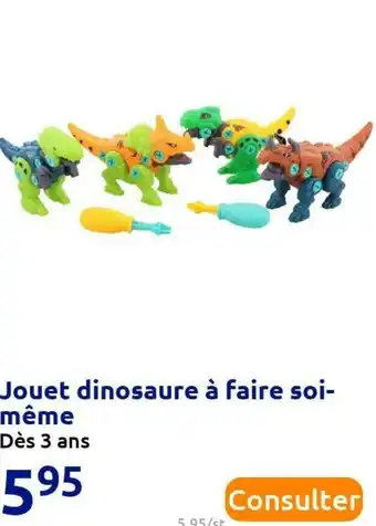 Action Jouet dinosaure à faire soi-même offre