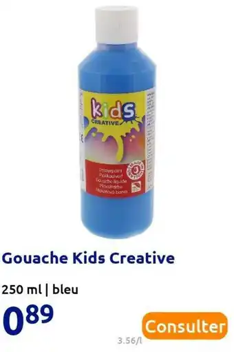 Action Gouache kids creative offre