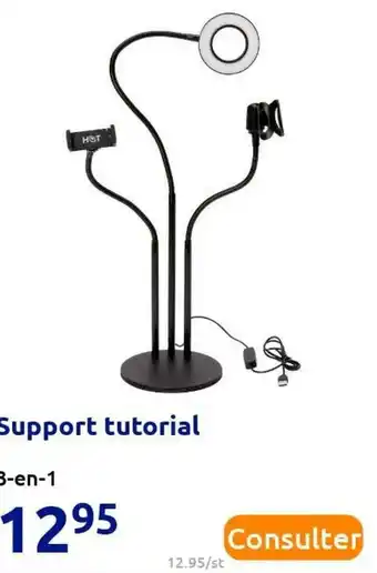 Action Support tutorial offre