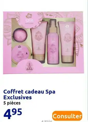 Action Coffret cadeau spa exclusives offre