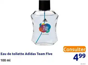 Action Adidas eau de toilette team five offre