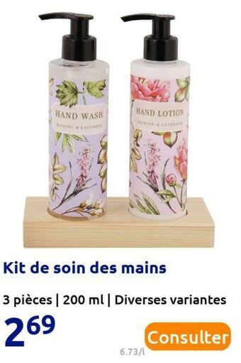 Action Kit de soin des mains offre