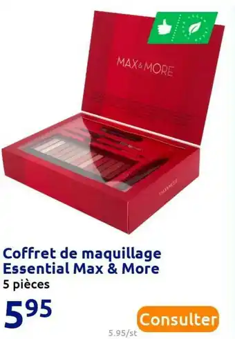 Action Max & more coffret de maquillage essential offre
