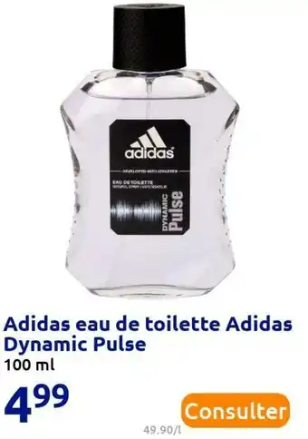 Action Adidas adidas eau de toilette adidas dynamic pulse offre