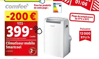 Comfee Climatiseur mobile Smartcool
