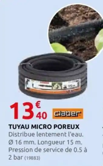 Rural Master TUYAU MICRO POREUX offre