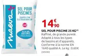 Rural Master SEL POUR PISCINE 25 KG(¹) offre