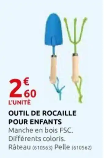 Rural Master OUTIL DE ROCAILLE POUR ENFANTS offre