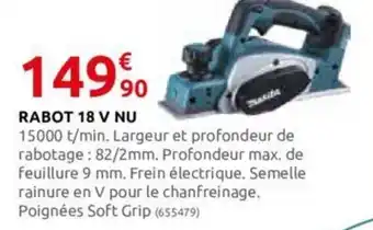 RABOT 18 V NU