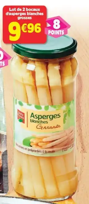 Maximo Lot de 2 bocaux d'asperges blanches grosses offre
