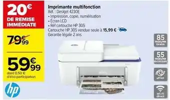 Carrefour Hp - imprimante multifonction réf.: deskjet 4230e offre