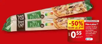 Lidl Toque du Chef Pâte à pizza offre
