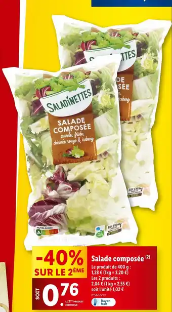 Lidl SALADINETTES Salade composée offre