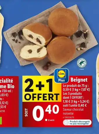 Lidl Beignet offre