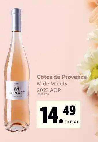 Lidl Côtes de Provence offre