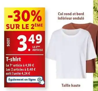 Lidl Esmara - t-shirt offre