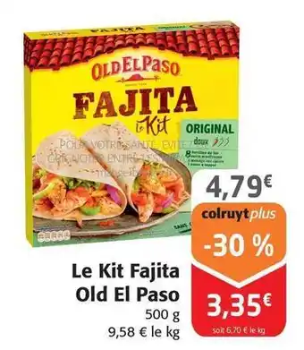 Colruyt Old el paso - le kit fajita offre