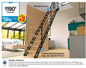 Castorama Escalier Valencia offre