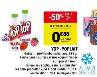 Supeco YOP - YOPLAIT offre