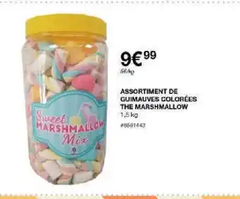 Costco ASSORTIMENT DE GUIMAUVES COLORÉES THE MARSHMALLOW offre