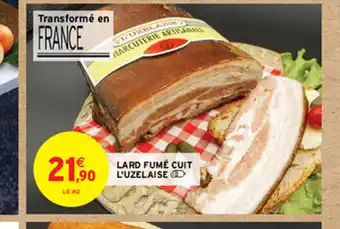 Intermarché LARD FUMÉ CUIT L'UZELAISE offre