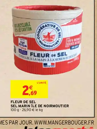 Intermarché FLEUR DE SEL SEL MARIN ÎLE DE NOIRMOUTIER offre