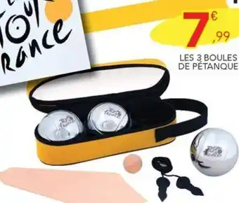 Stokomani LES 3 BOULES DE PÉTANQUE offre