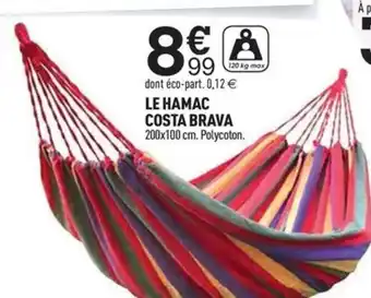Centrakor LE HAMAC COSTA BRAVA 200x100 cm. offre