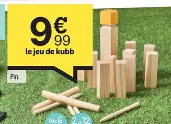 Centrakor le jeu de kubb offre