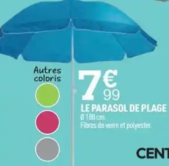 Centrakor LE PARASOL DE PLAGE 0180 cm. offre