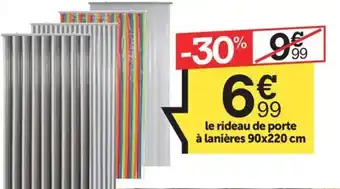 Centrakor le rideau de porte à lanières 90x220 cm offre