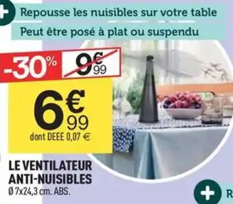 Centrakor LE VENTILATEUR ANTI-NUISIBLES 07x24,3 cm. ABS. offre