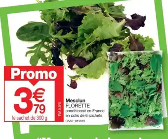 Promocash Mesclun FLORETTE offre