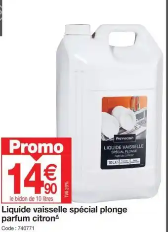 Promocash Liquide vaisselle spécial plonge parfum citron offre
