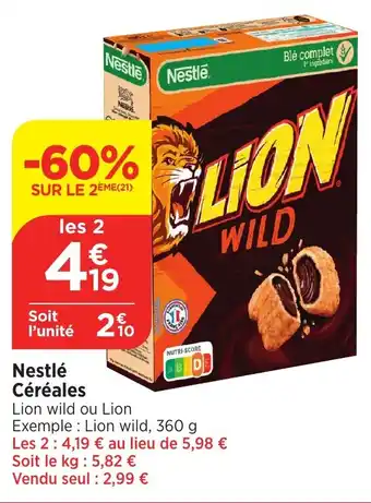 Maximarché Nestlé Céréales offre