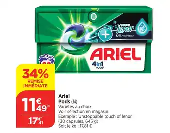 Maximarché Ariel Pods (14) offre
