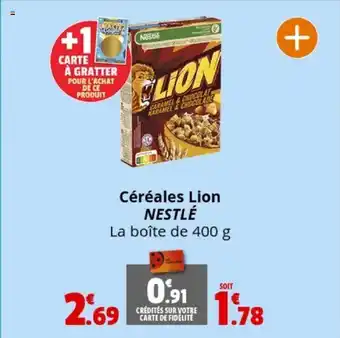 Coccimarket Céréales Lion NESTLÉ offre