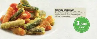 Gel 2000 TEMPURA DE LÉGUMES offre