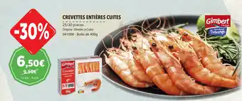 Gel 2000 CREVETTES ENTIÈRES CUITES offre