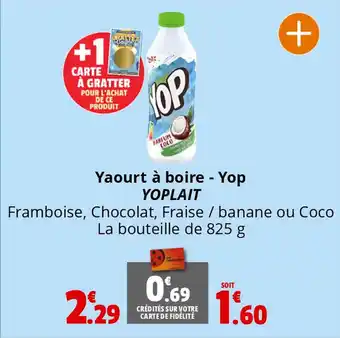 Coccinelle Supermarché Yaourt à boire - Yop YOPLAIT offre