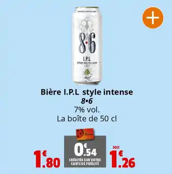 Coccinelle Supermarché Bière I.P.L style intense offre