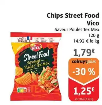 Colruyt Vico - chips street food offre