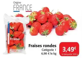 Colruyt Fraises rondes offre